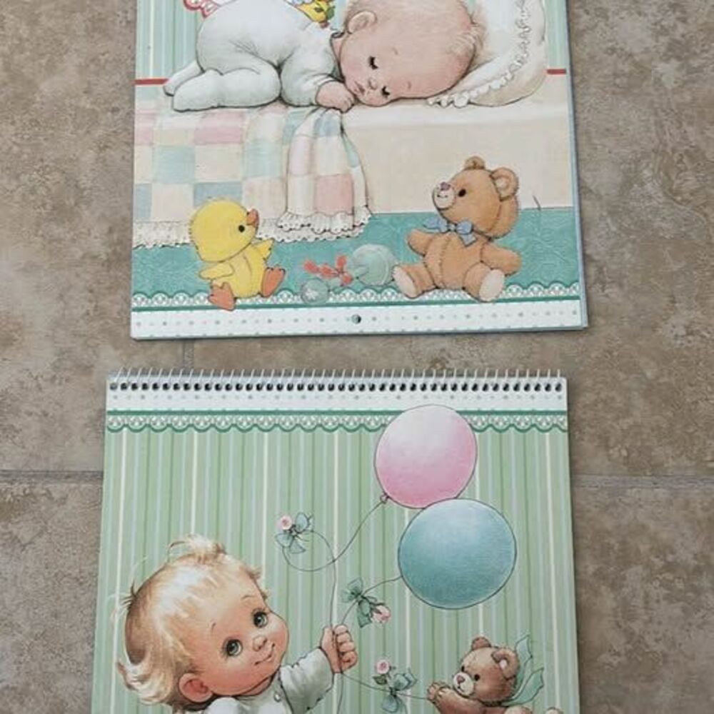 NEW UNUSED Baby's First and Second Year Calendars